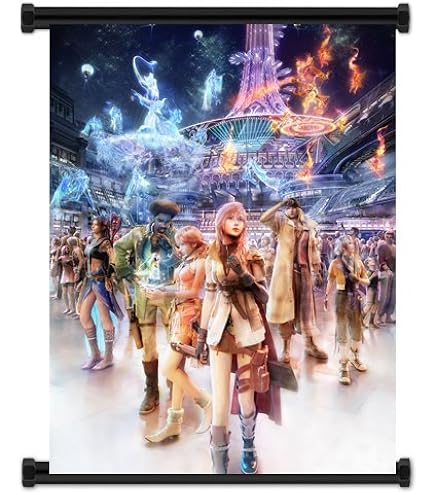 Amazon.com: Final Fantasy XIII 13 Game Fabric Wall Scroll Poster