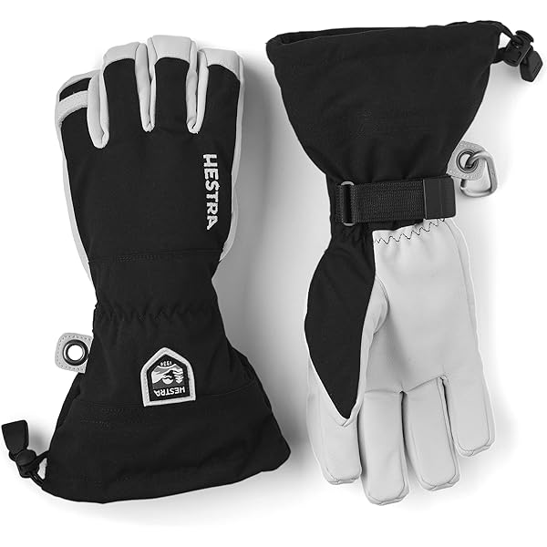 Amazon.com : Hestra Unisxe Army Leather Heli Ski Glove, 3-Finger