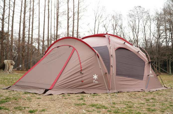 初心者1人で立ててみた】設営が難しそうなスノーピーク「ドックドーム