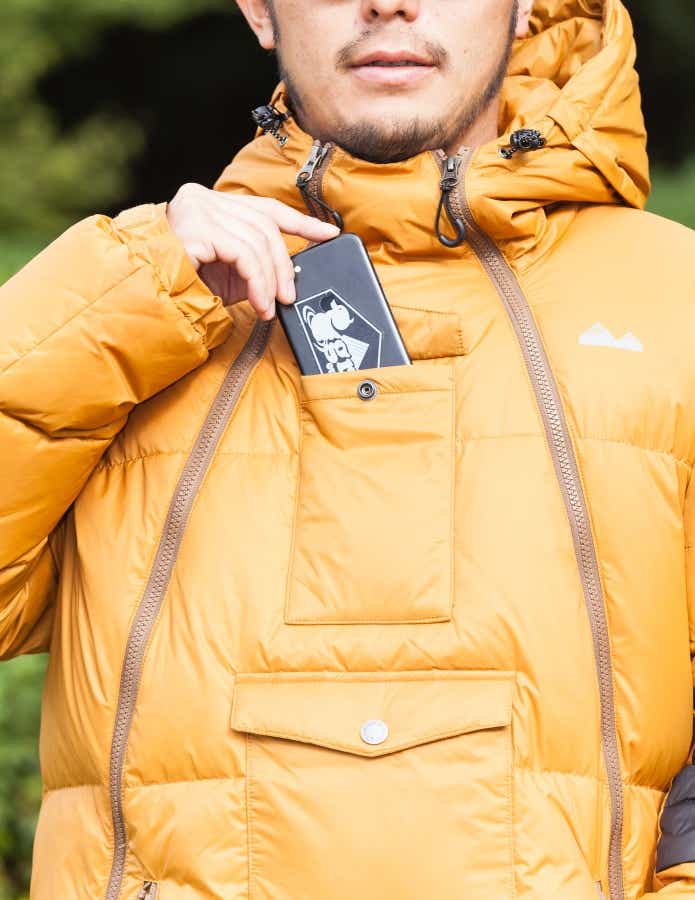 ジャケットが寝袋に変身！？寝るときもずーっと着ていたい「grn