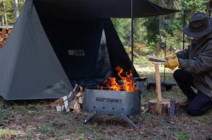 グリップスワニーから焚き火台が登場！GSテントの限定色も【写風人の