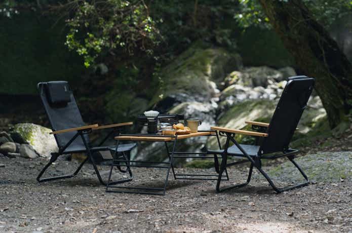 ロースタイルでも極上のチルタイムを！「リクライニングローチェア