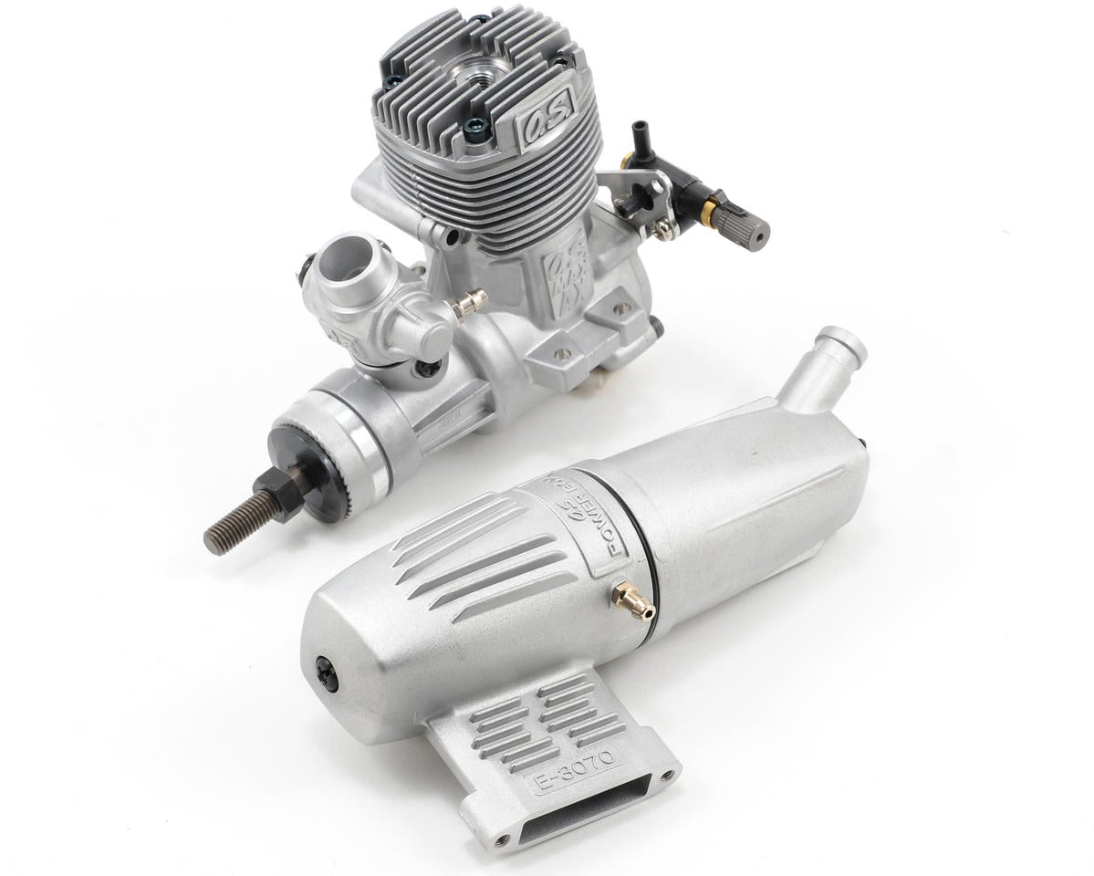 O.S. 46AX .46 Glow Engine w/Muffler [OSM15481] - AMain Hobbies
