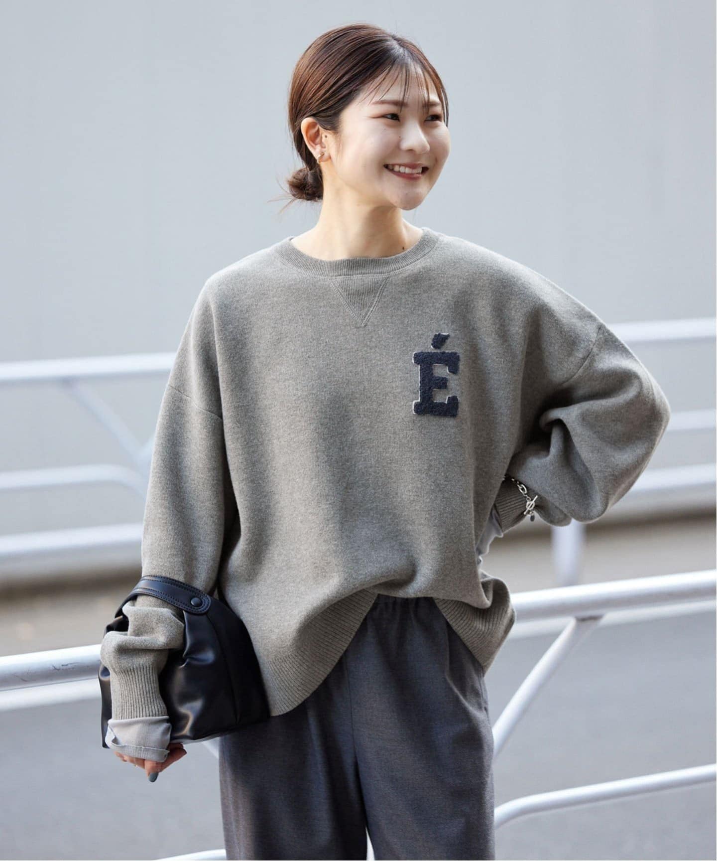 WEB限定/追加4》サガラ刺繍スウェットライクニット（ニット／セーター