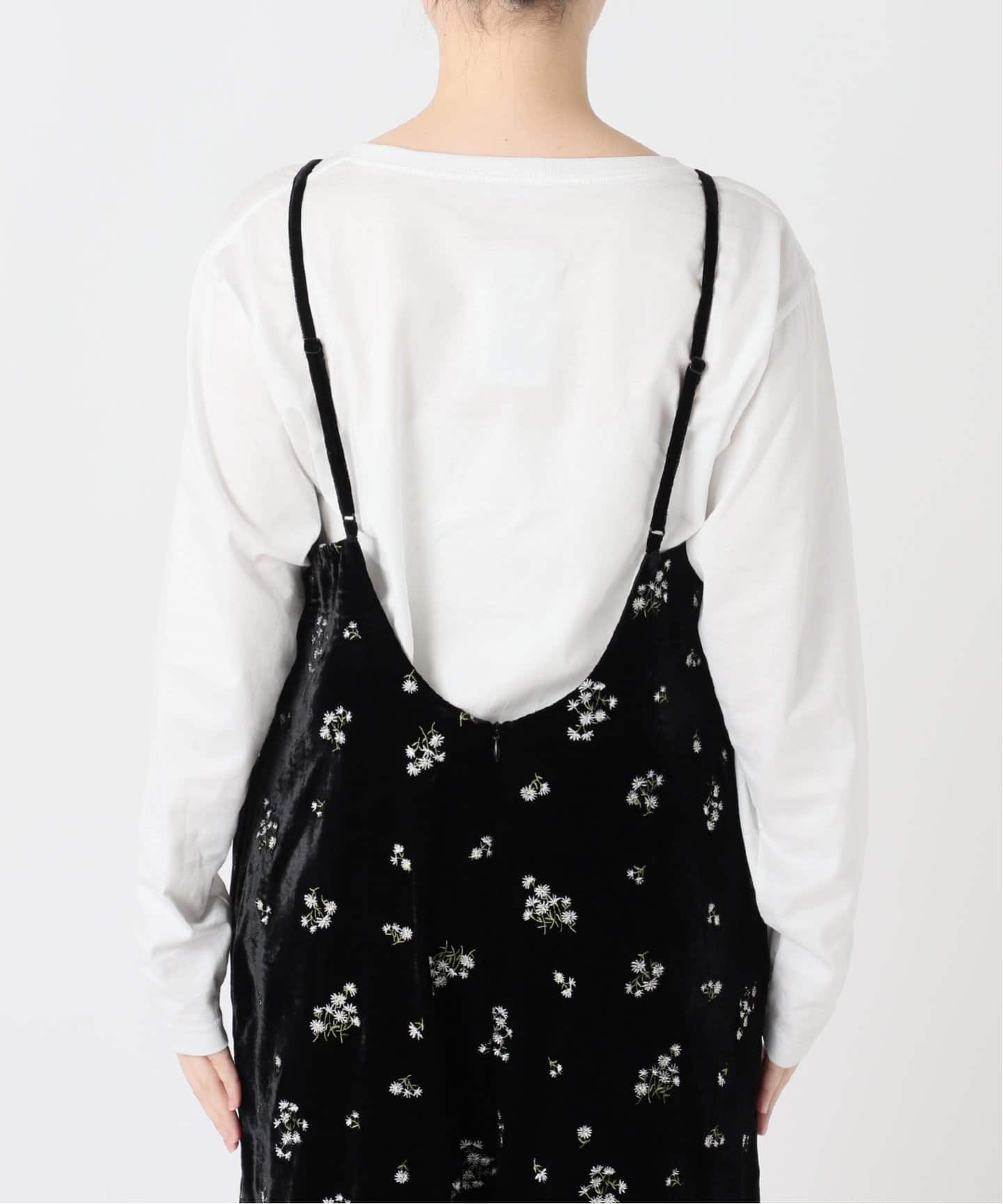 ブーケエンブロイダリーオールインワン（サロペット／オーバーオール