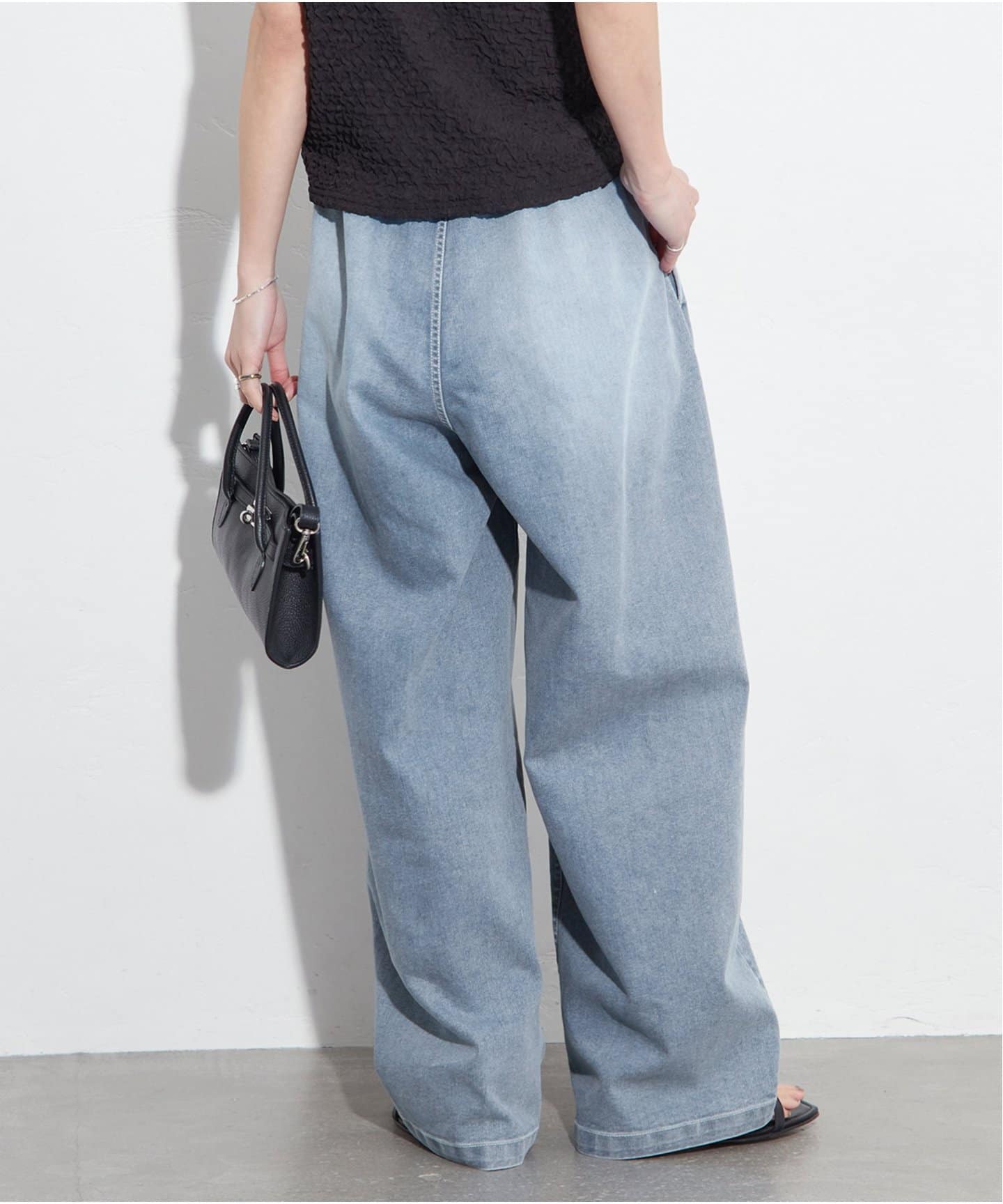 接触冷感】アイシーリラックスデニム（デニムパンツ・ジーンズ