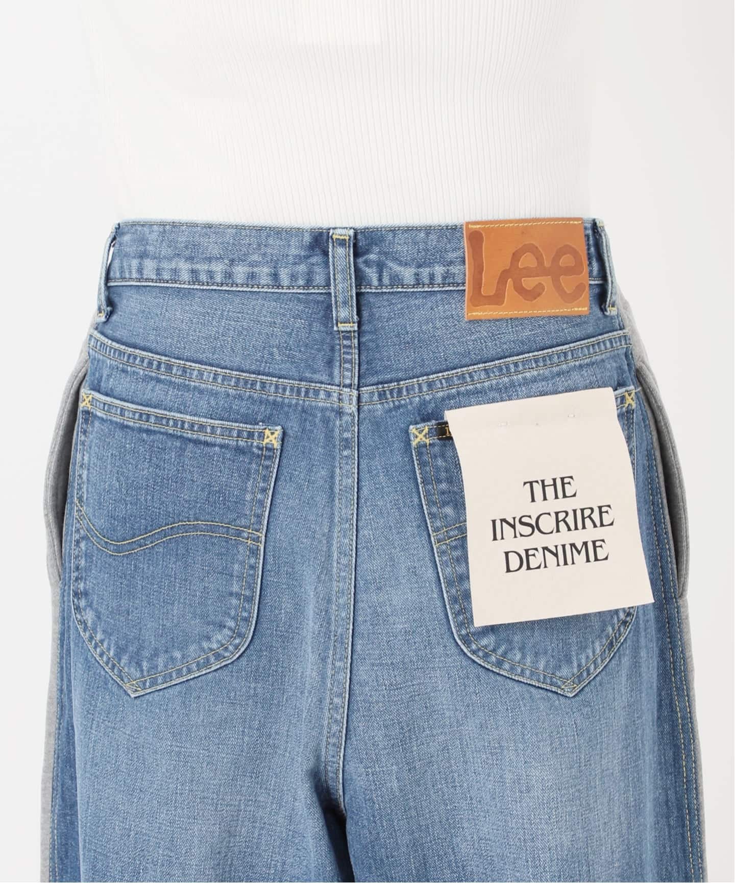 別注》【INSCRIRE*LEE*LESSAGE】ドッキングパンツ：デニム（デニム