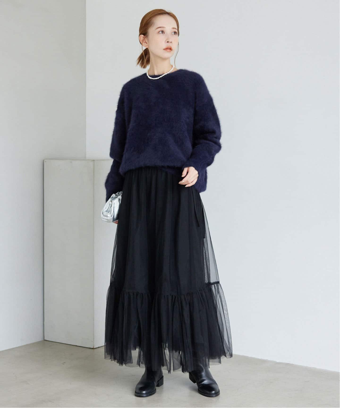 追加》フォックスカシミヤプルオーバー（ニット／セーター）｜SLOBE