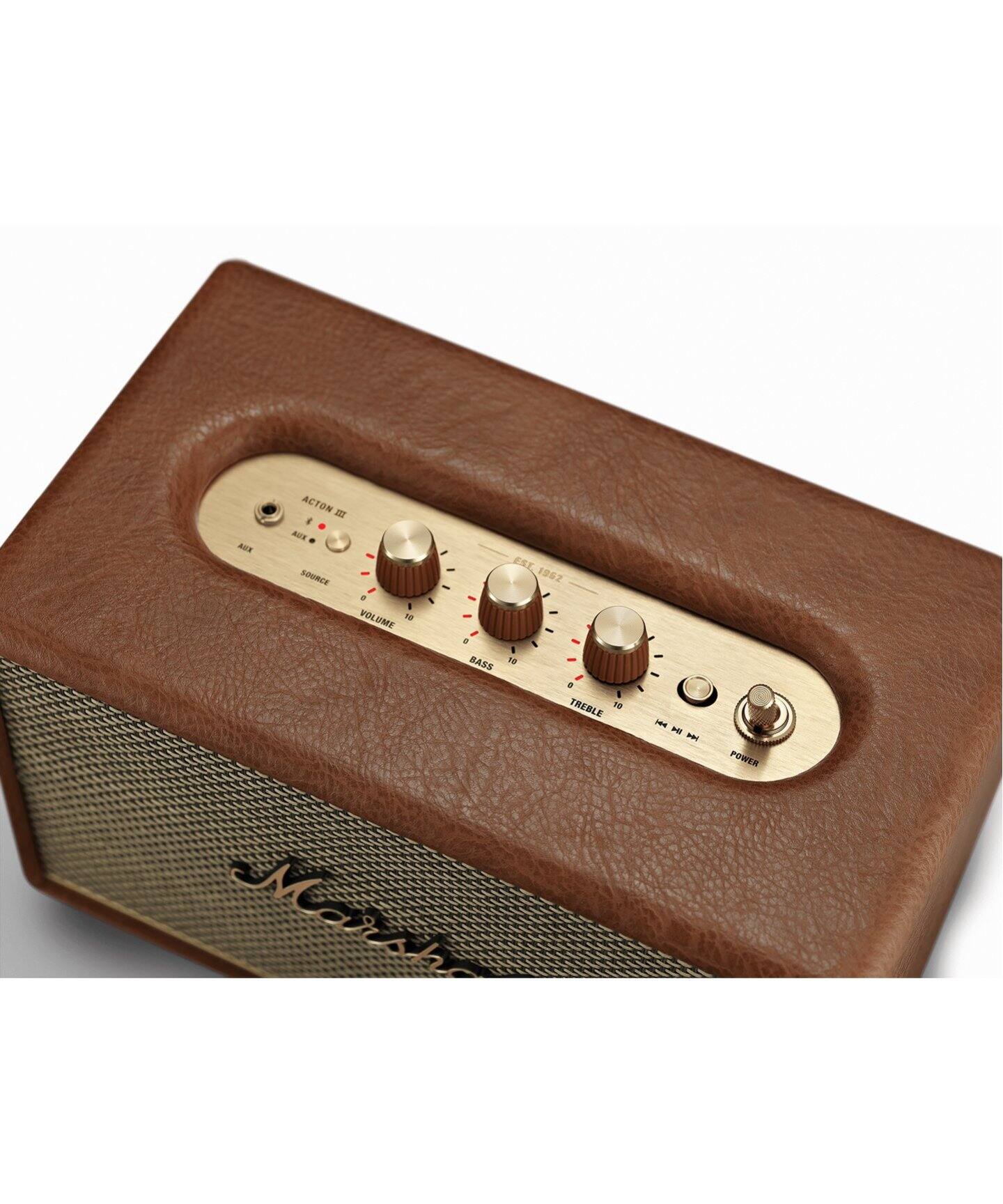 ☆【Marshall/マーシャル】Acton 3 Bluetooth Brown スピーカー（家電