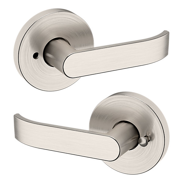 5460V Lever with 5046 Rose- Privacy - Lifetime (PVD) Satin Nickel