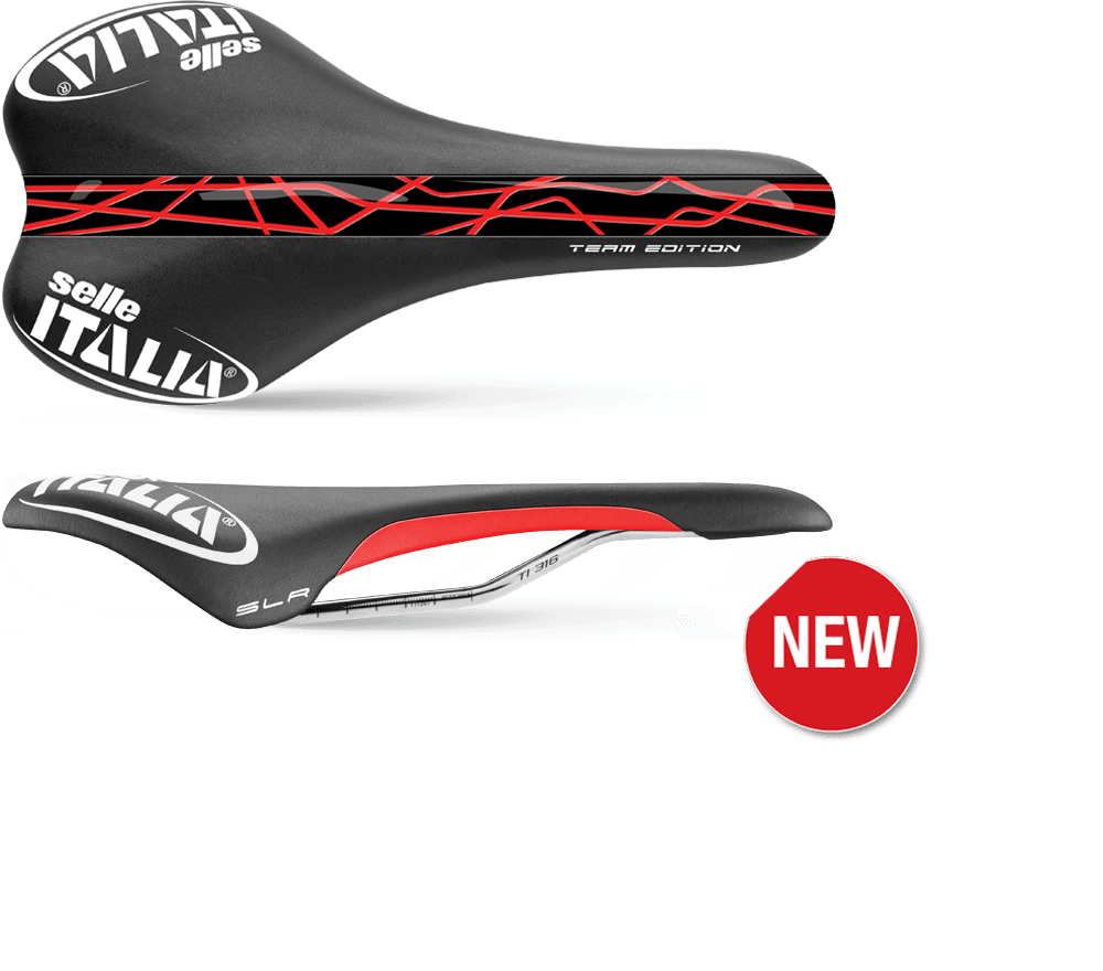Sillin Selle Italia Team Edition Negro/Rojo