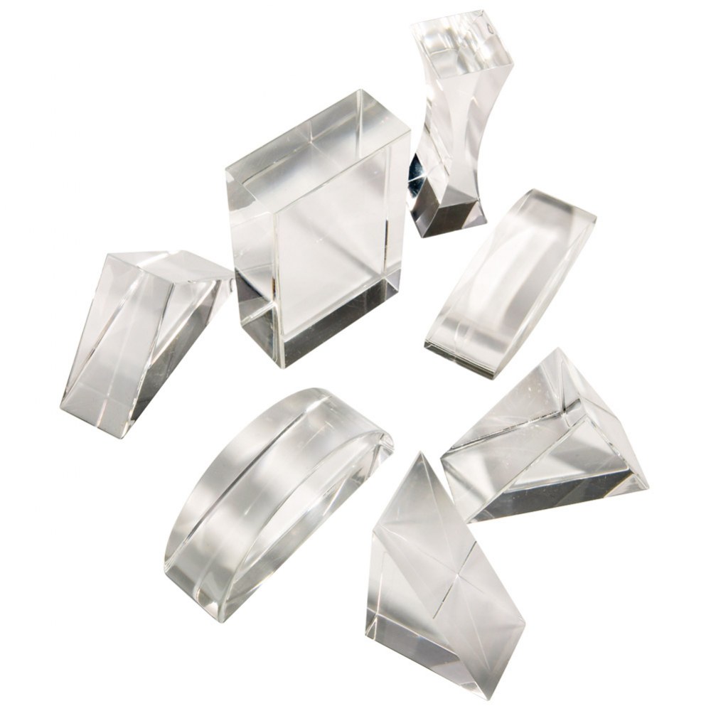 Perspex Prisms - 7 Pieces