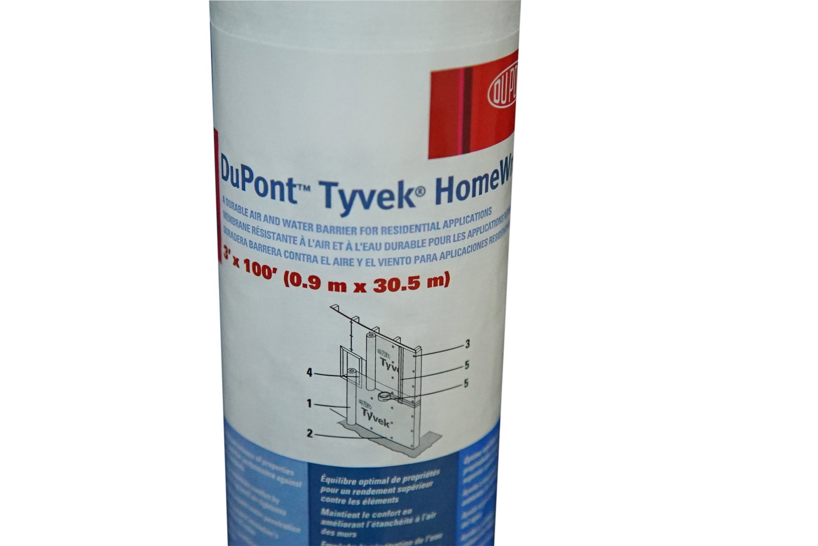 DUPONT TYVEK HOUSE WRAP 3'X100' TY3100 | House Wraps, Flashing