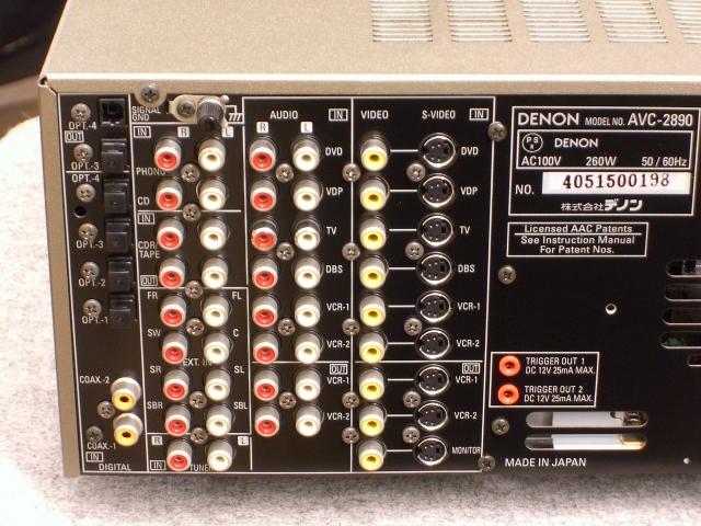 AVC-2890 DENON - HiFi-Do McIntosh/JBL/audio-technica/Jeff Rowland