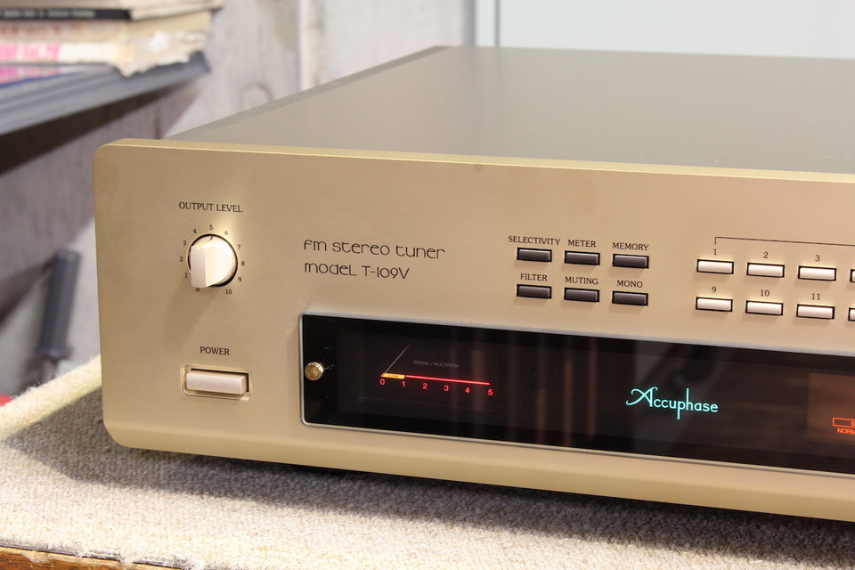 T-109V Accuphase - 中古オーディオ 高価買取・販売 ハイファイ堂