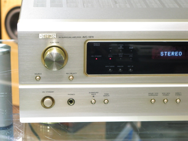 AVC-1870 DENON - 中古オーディオ 高価買取・販売 ハイファイ堂