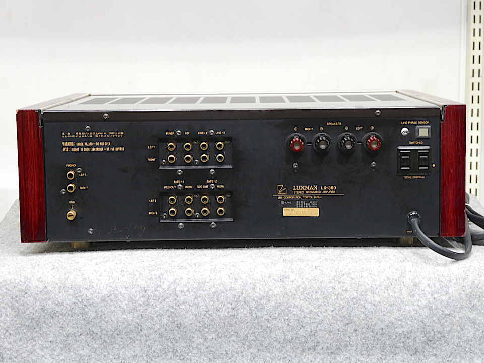 LX-360 LUXMAN - 中古オーディオ 高価買取・販売 ハイファイ堂