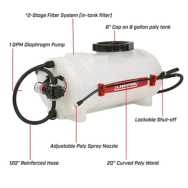 Chapin International 97084: 8 Gal. ATV Multi-Purpose Tank Sprayer