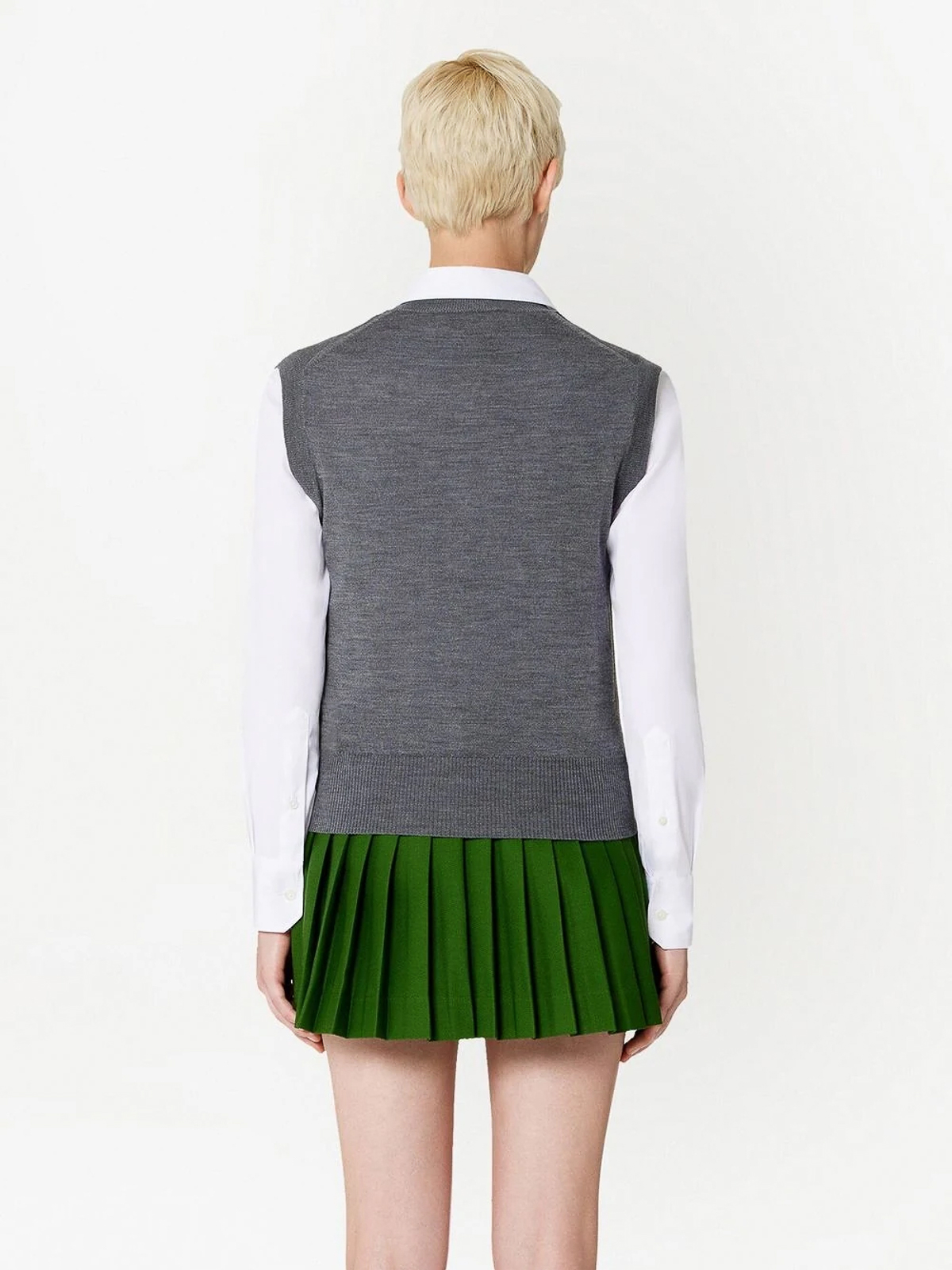 Ami Paris ベスト - グレー - グレイ|FKS704KN00054002