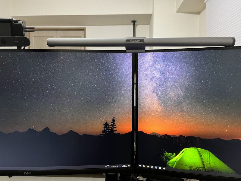 モニターライトはいいぞ】Yeelight LEDスクリーンハンギングライト購入