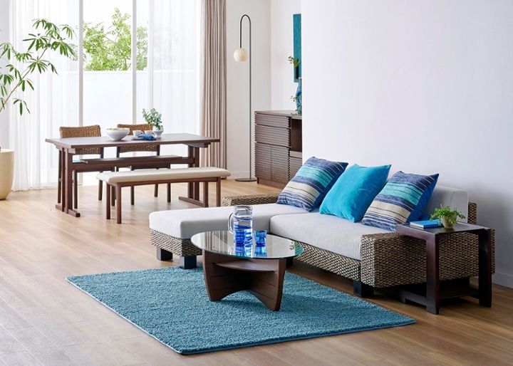 ケイ・ローソファ v01 カウチセット (ヒヤシンス)～床に近い暮らし