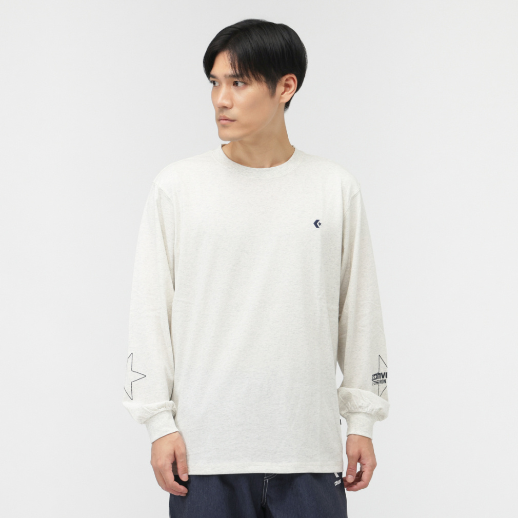 コンバース メンズ 長袖 Tシャツ スター PT ロングスリーブティー