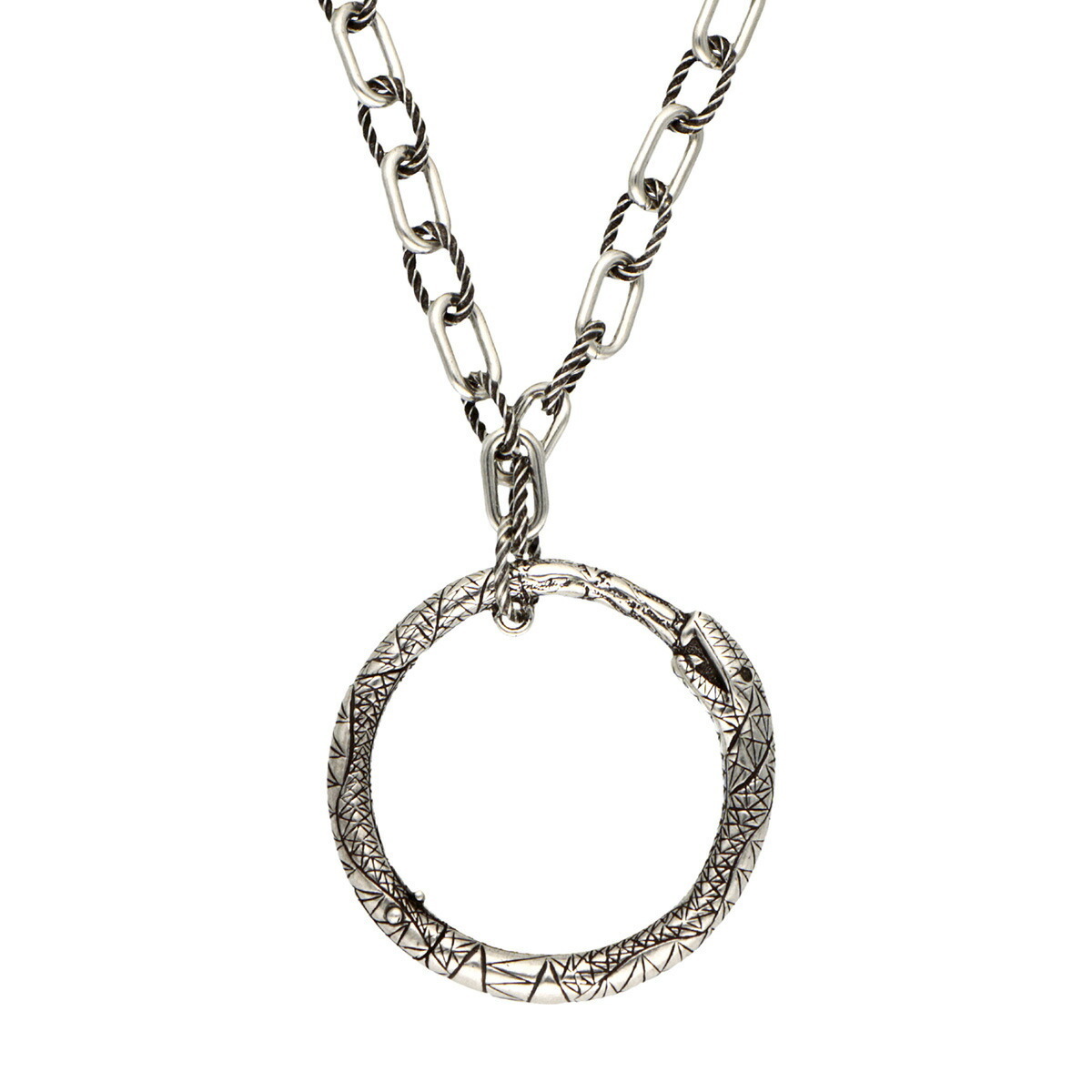 グッチ GUCCI ネックレス 524602 J8400 0811 OUROBOROS ウロボロス