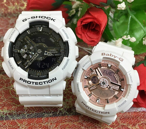 カシオ 恋人たちのGショック ペアウォッチ G-SHOCK BABY-G GA-110GW