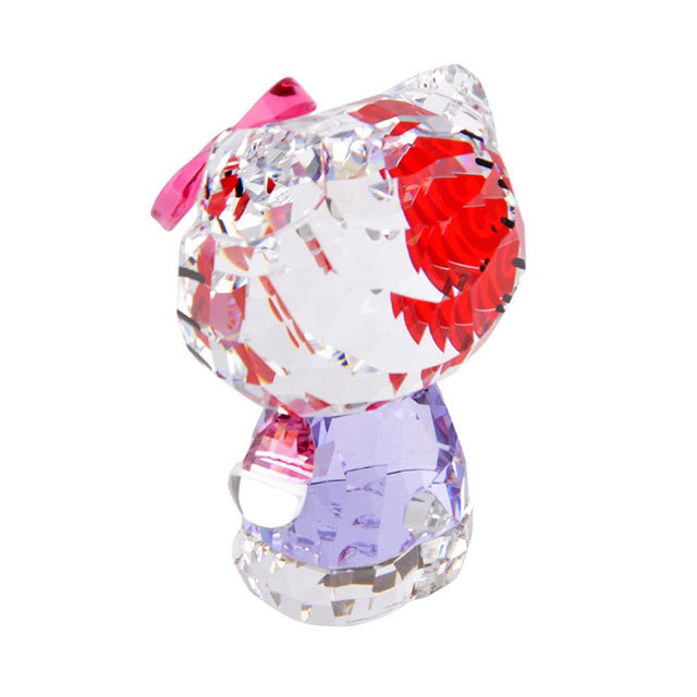 スワロフスキー SWAROVSKI クリスタル フィギュア 置物 Hello Kitty