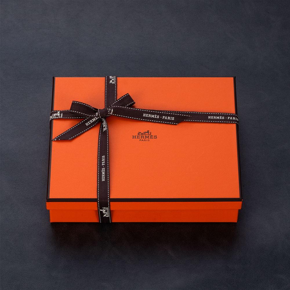 HERMES エルメス カレ・タオル ヴィス・ヴェルサ テラコッタ&ナークル