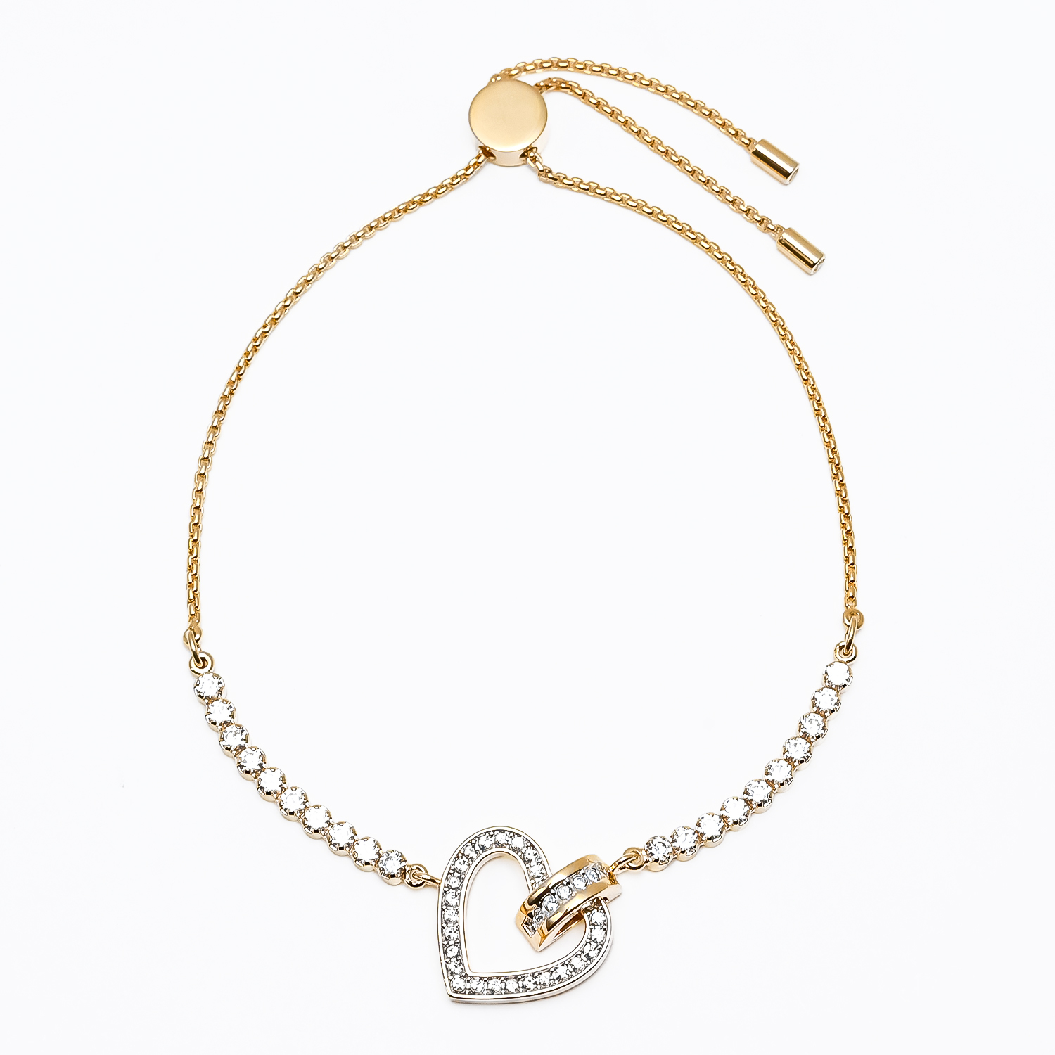 スワロフスキー SWAROVSKI ブレスレット Lovely ハート クリア