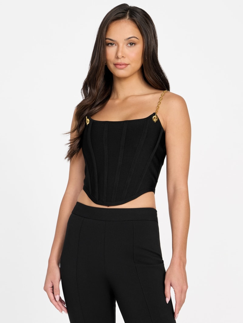 MARCIANO by GUESS® Aisha Bustier Bandage Crop Top