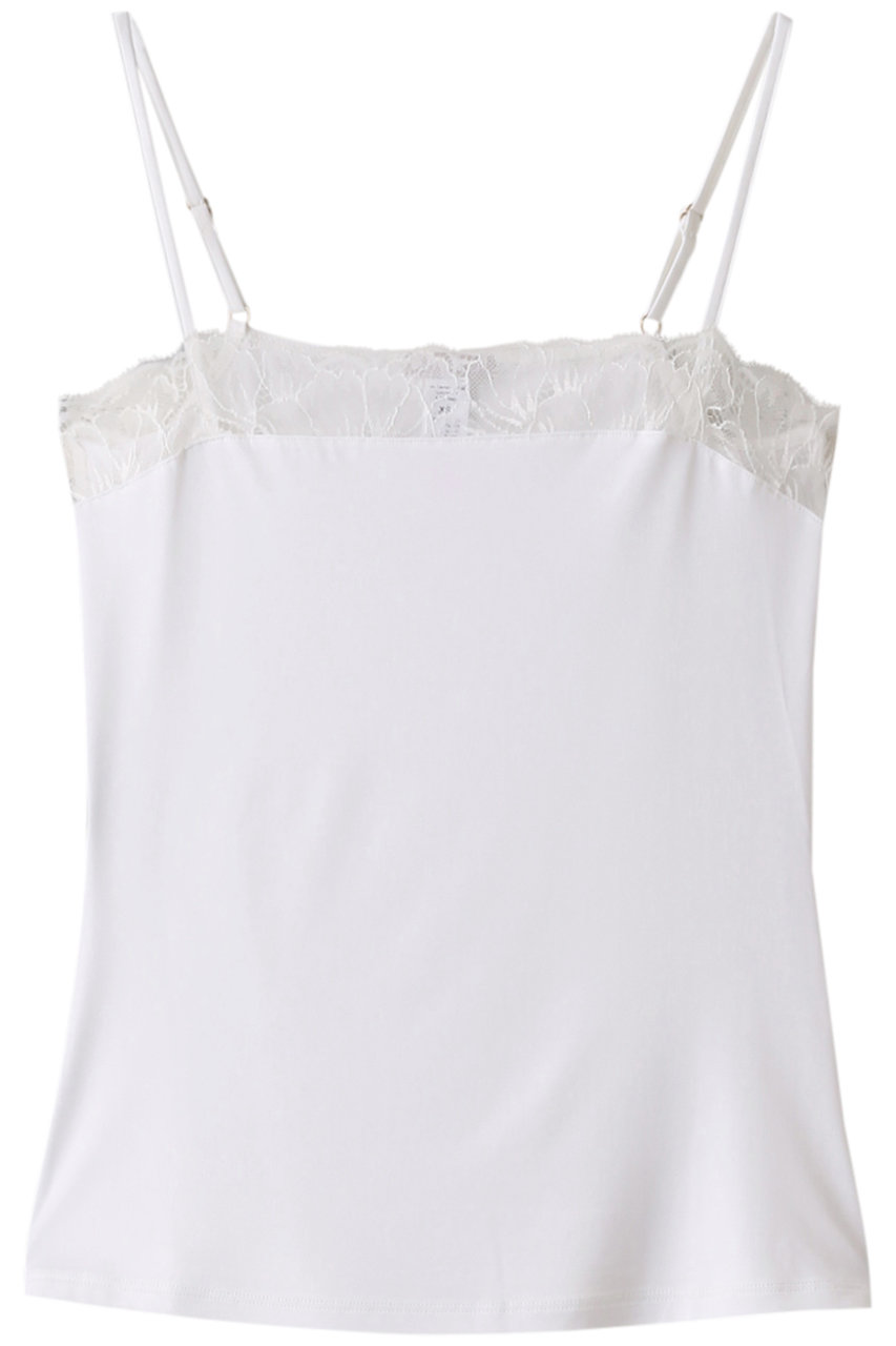 HANRO(ハンロ)｜キャミソール/ホワイト の通販｜ELLESHOP・(エル