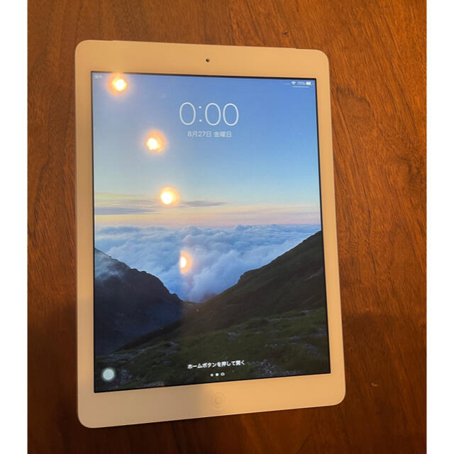 iPad - iPad air 2 白 第2世代 セルラーモデル 16GB タブレットの通販