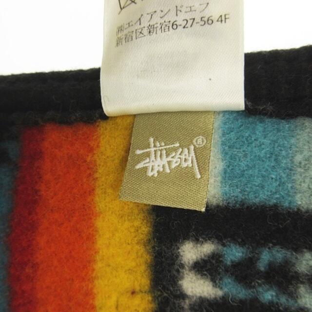 STUSSY - ペンドルトン ムチャチョブランケット ネイティブ柄 ブラック