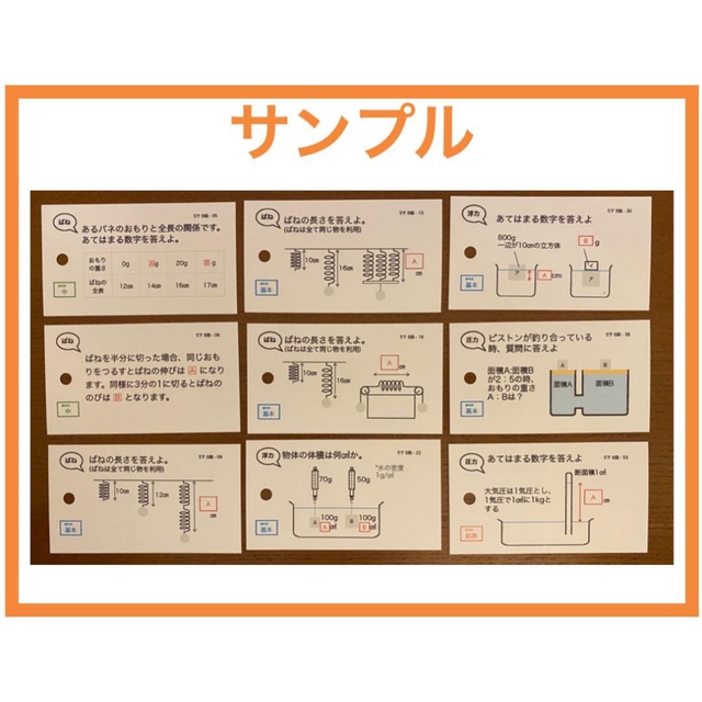 中受）【5年下 社会・理科6-9回】 暗記カード 予習シリーズ組み分け