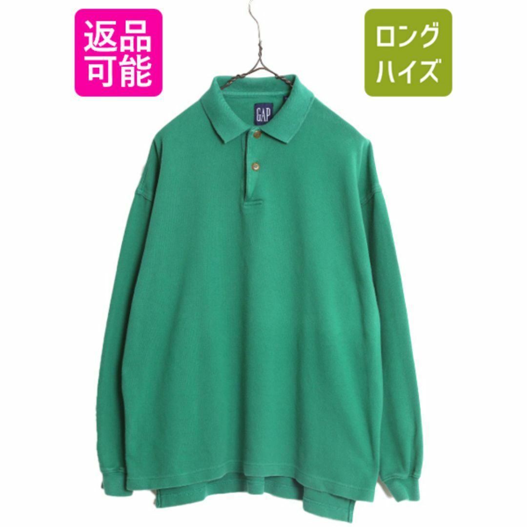 90s OLD GAP 長袖 ポロシャツ メンズ M / 古着 90年代 オールド