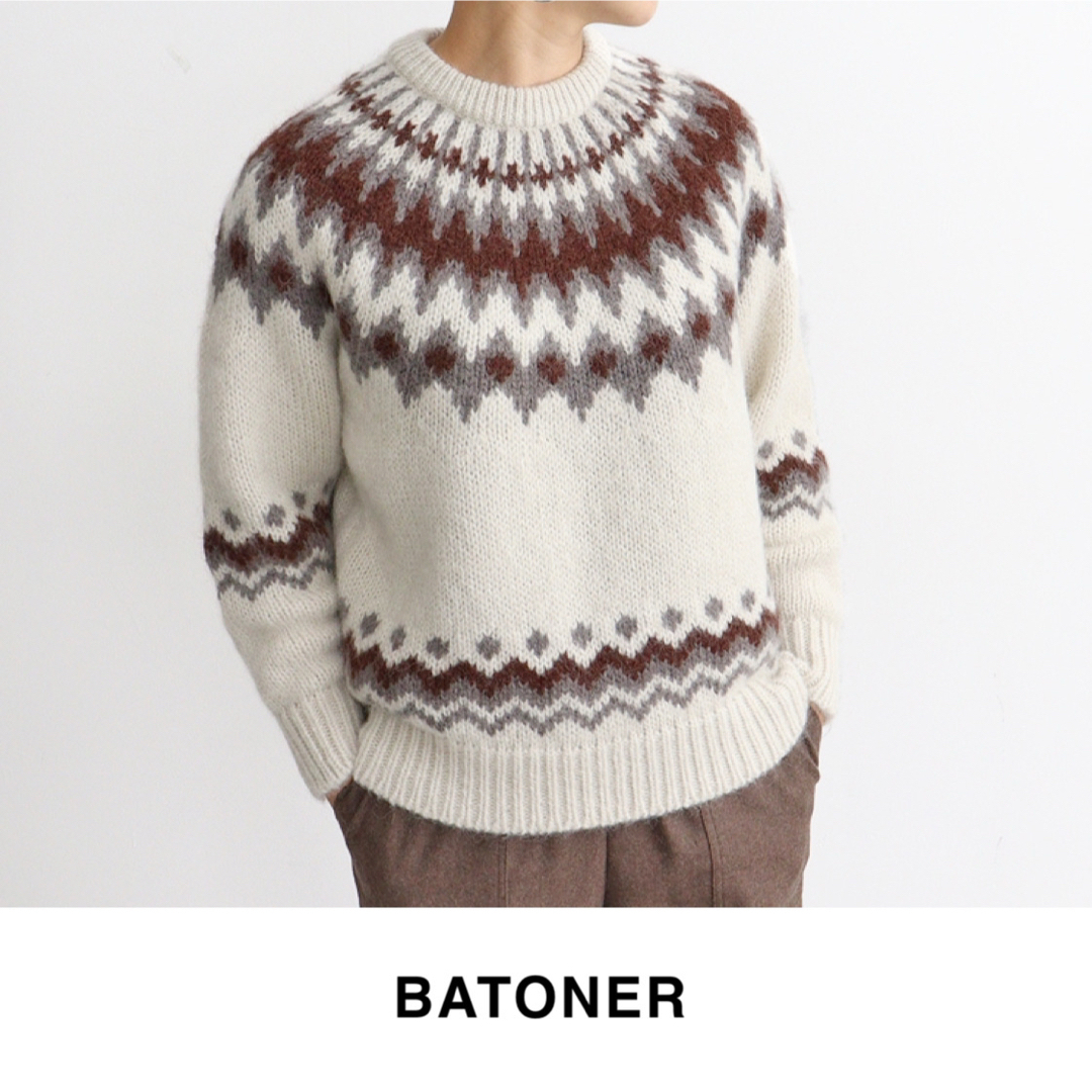 BATONER - BATONER（バトナー）| モヘアノルデイッククルーネック