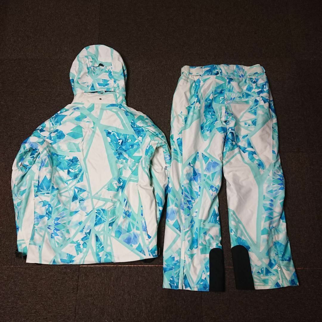 送料無料【ONYONE】訳有り 総柄スキーウェア上下セットアップ L/L