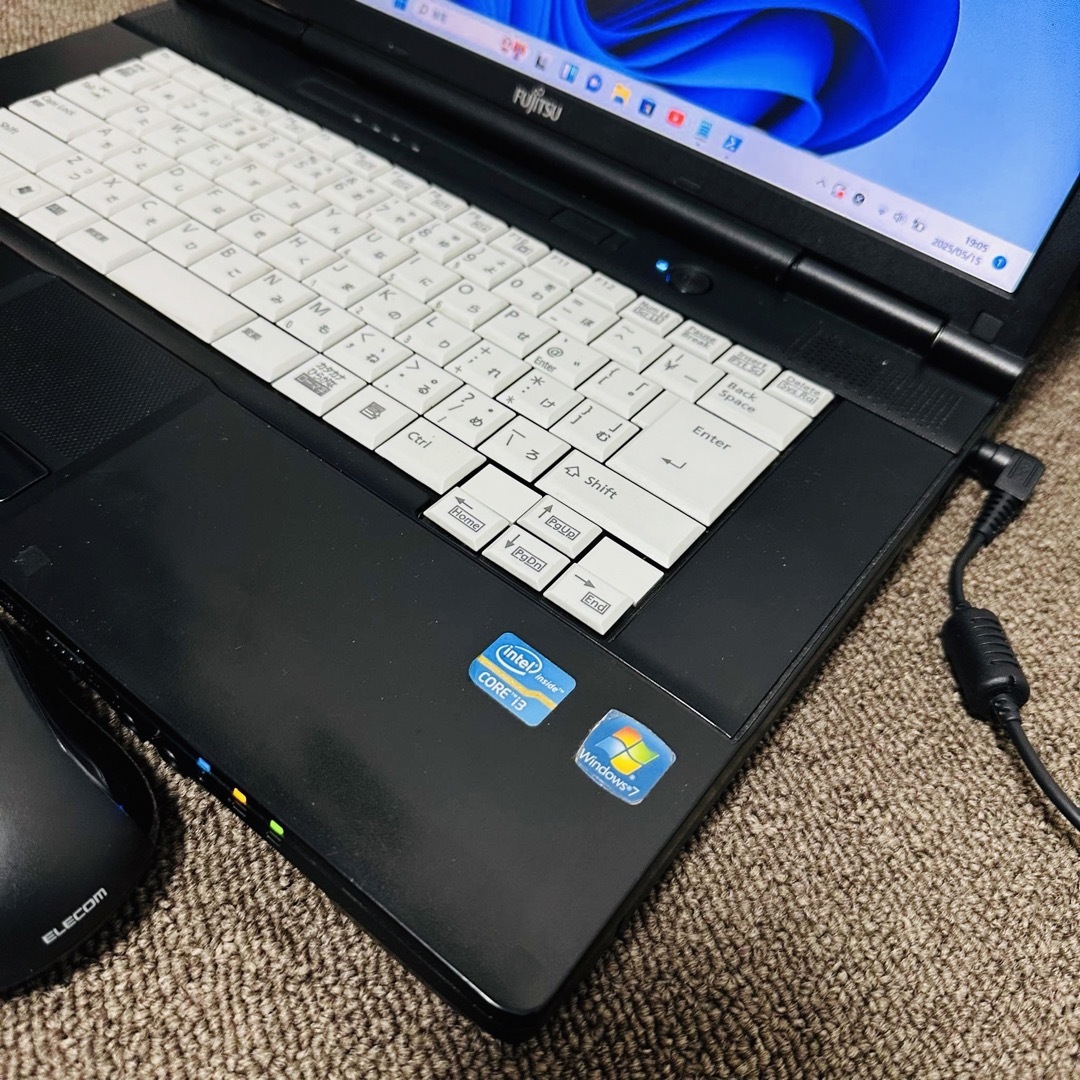 富士通 - S55 FujitsuノートパソコンSSD高速 Windows11オフィス付きの