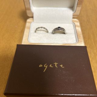 agete（リング(指輪) ・ ブラウン/茶色系）のフリマアイテム一覧