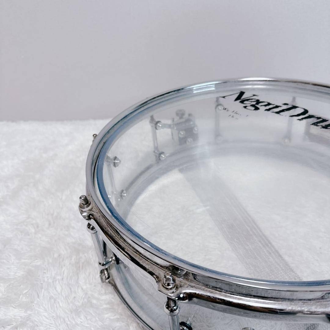 希少 NegiDrums ネギドラムス アクリル スネアドラム アクリル仕様