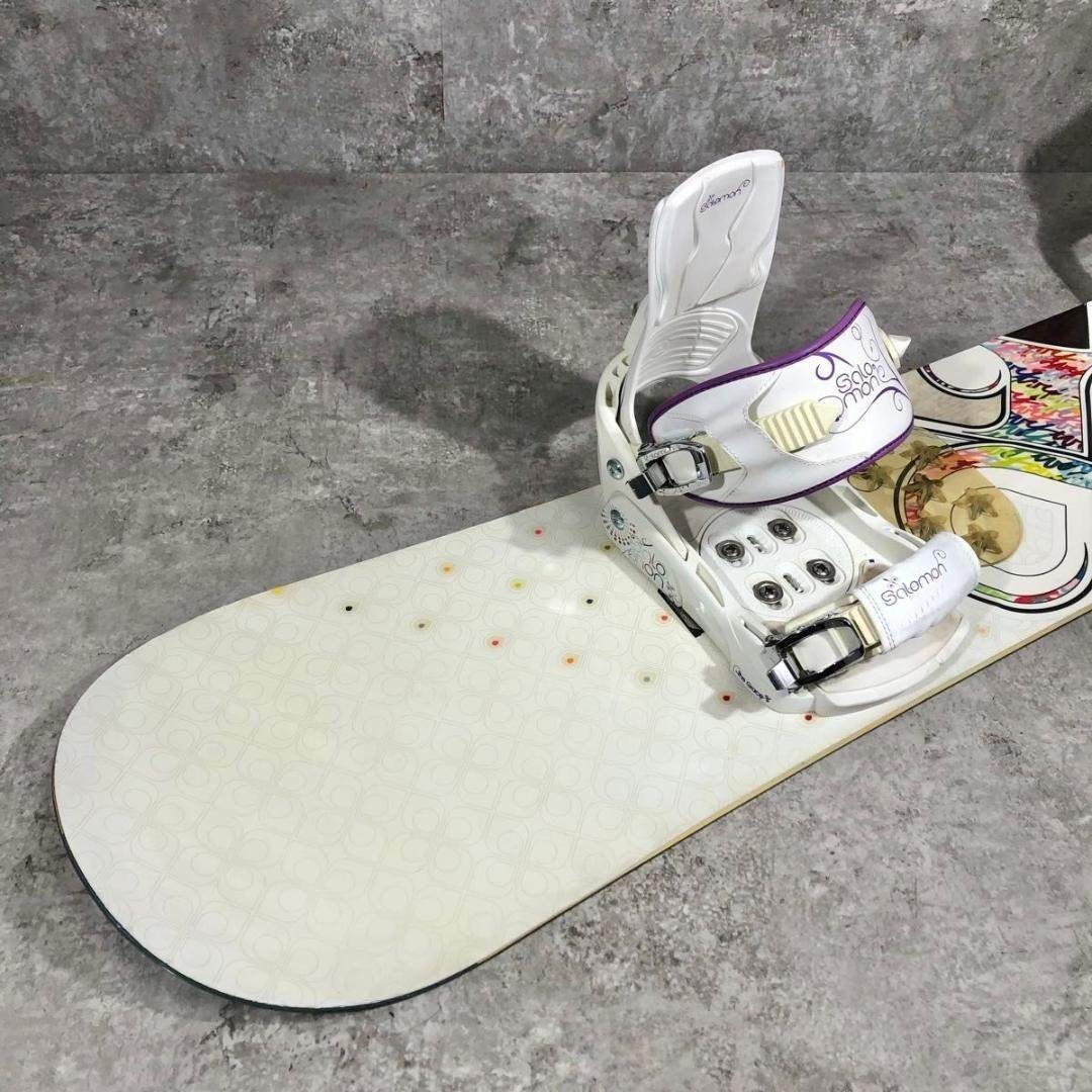 SALOMON - 即乗り SALOMON IVY 143 DC ブーツ スノーボード セットの