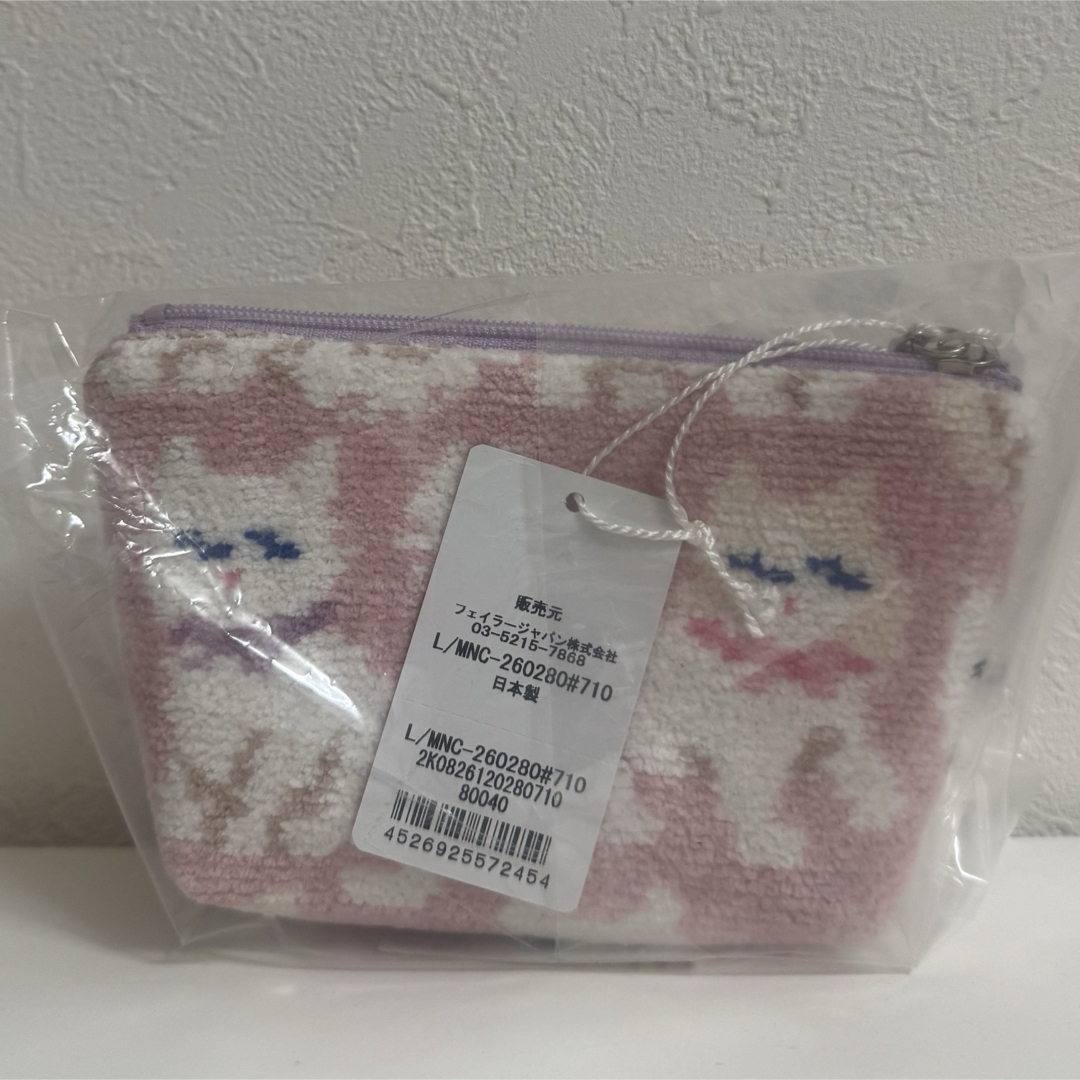 FEILER - フェイラー モフモフネコチャン 舟形ポーチSの通販 by ゆ's