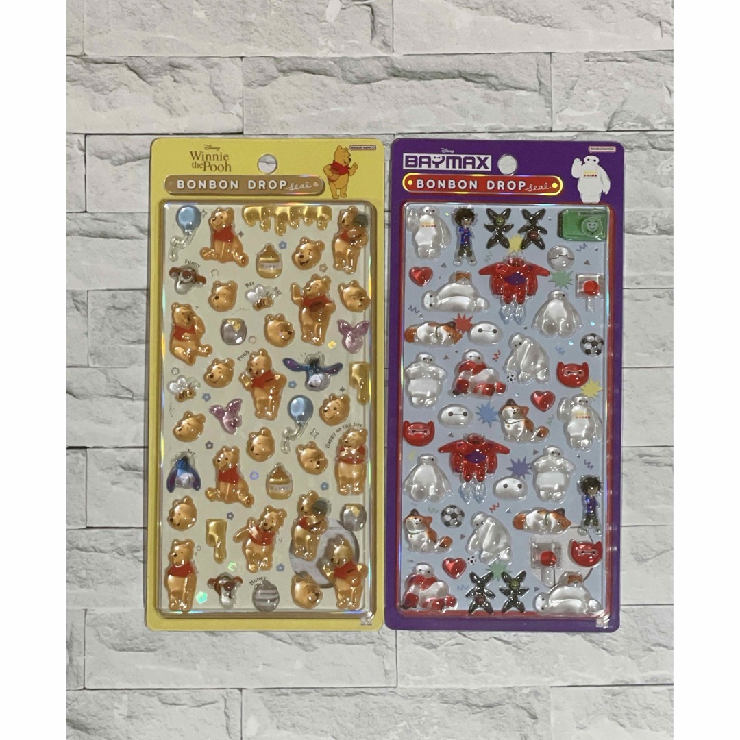 正規品】ディズニー 8種類コンプリート ボンボンドロップシールの通販