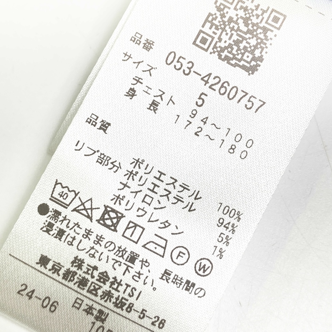 サイズ：5 PEARLY GATES パーリーゲイツ 2024年モデル 半袖ポロシャツ