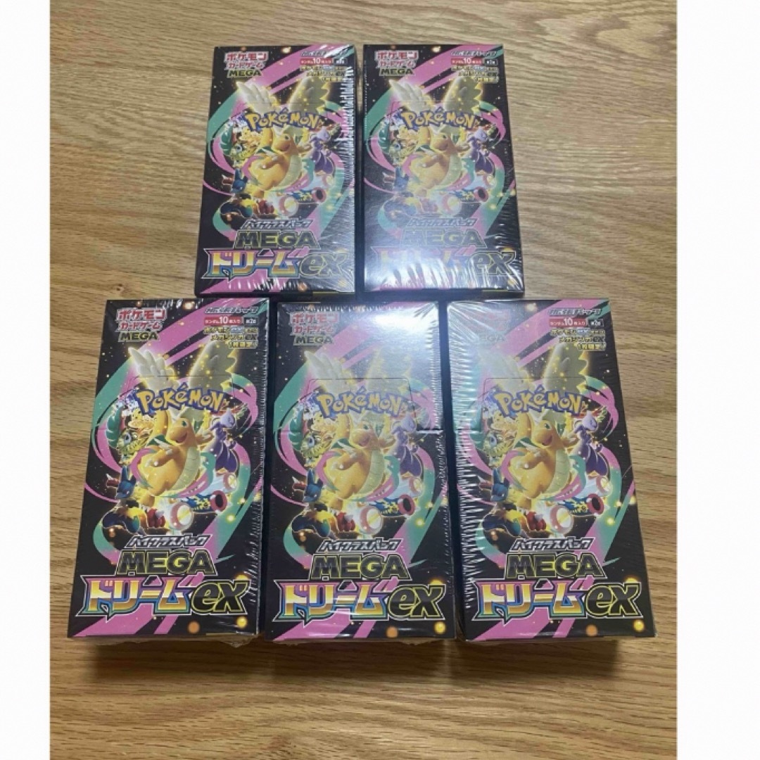 ポケモン - ポケモンカードゲーム MEGAドリームex 5BOX シュリンク付き