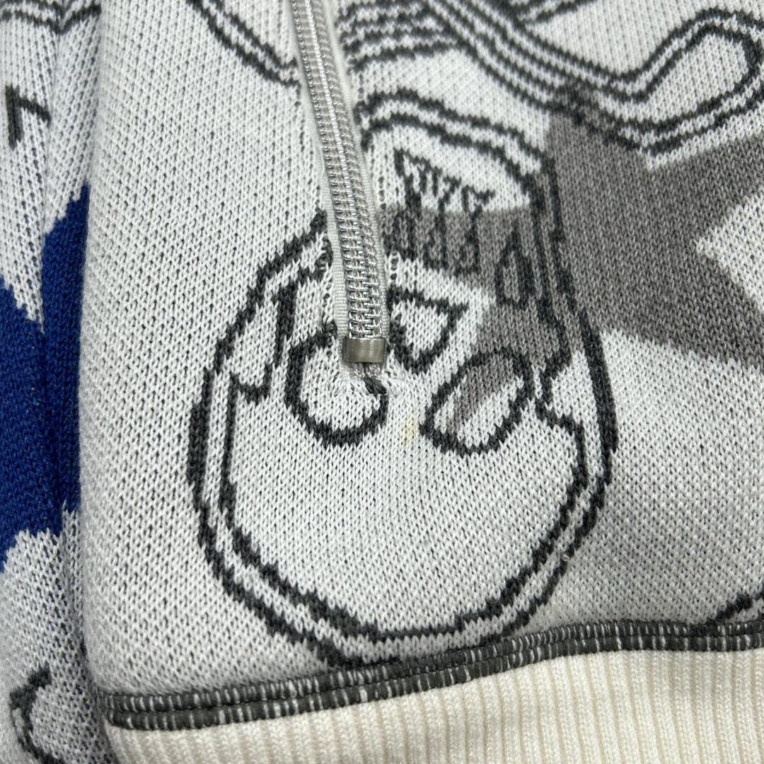 MARK&LONA マーク＆ロナ カモフラ柄 ニットスカルワッペン サイズ36