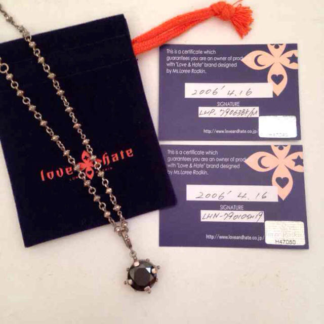 Loree Rodkin - love&hate ネックレスの通販 by xxx's shop｜ローリー