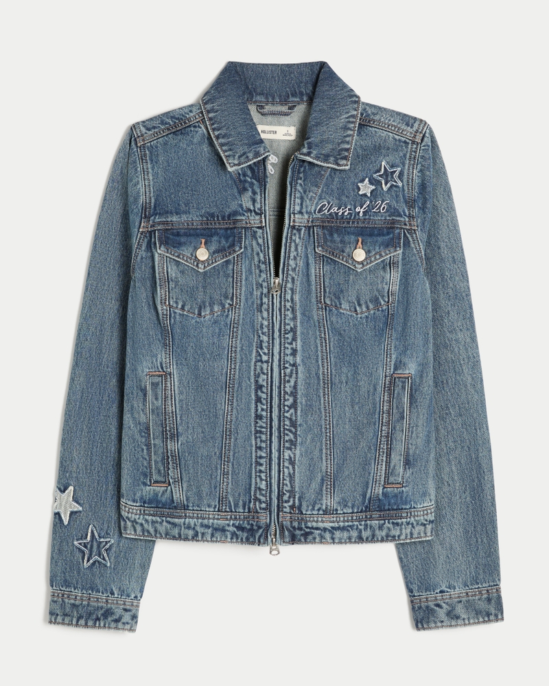 Women's Class of '26 Graphic Denim Jacket | Women's Clearance